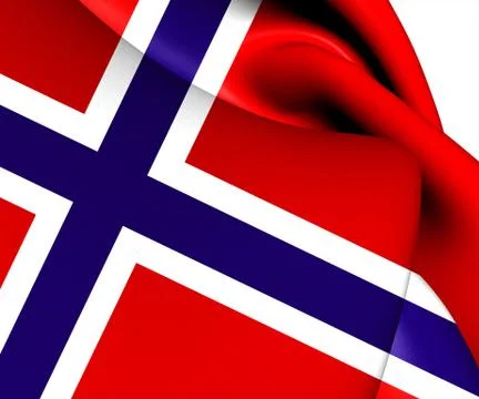 Flag of norway Stock Illustration