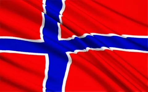 Flag of Norway Stock Illustration