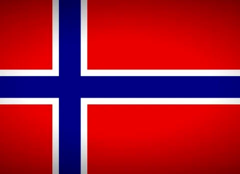 Flag of Norway Stock Illustration