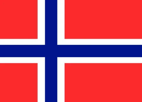 Flag of Norway Stock Illustration