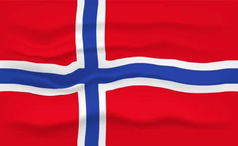 Flag of Norway Stock Illustration