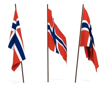 Flag of Norway Stock Photos