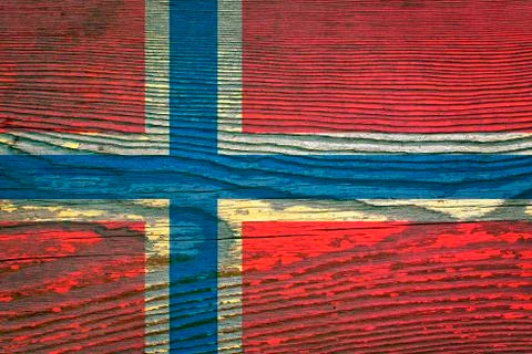 The flag of Norway Stock Photos