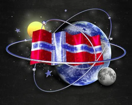 Flag Norway quality designer flag Stock Illustration
