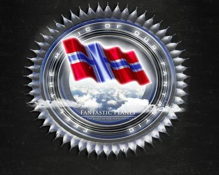 Flag Norway quality designer flag Stock Illustration