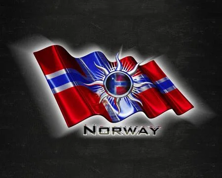 Flag Norway quality designer flag Stock Illustration