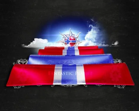 Flag Norway quality designer flag Stock Illustration