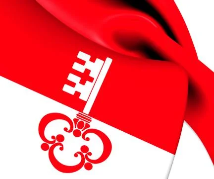 Flag of obwalden Stock Illustration