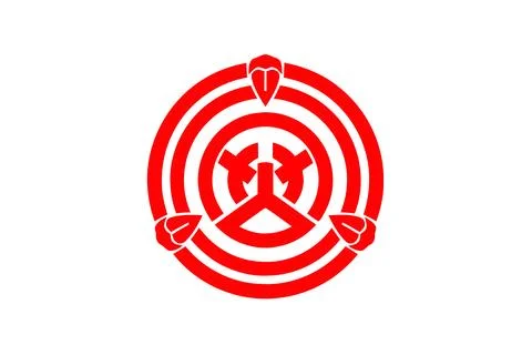 Flag of Okazaki Aichi Stock Illustration