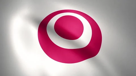 The Flag of Okinawa Prefecture Waving in the Wind (CG | LOOP) Stock Footage 174573649