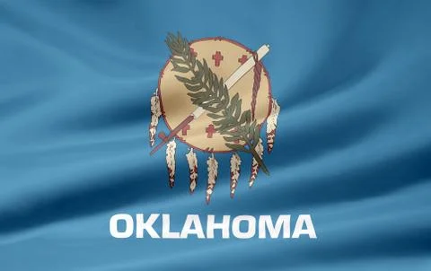 Flag of Oklahoma Stock Illustration