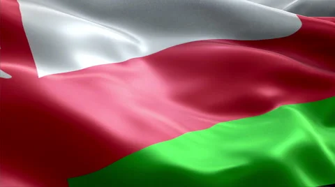 Flag Oman Video stock 47759273