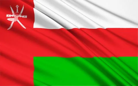 Flag of Oman Stock Illustration