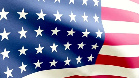 Flag or flag USA Stock Footage 160334047