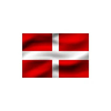 Flag of Order of Malta. Illustrazione stock