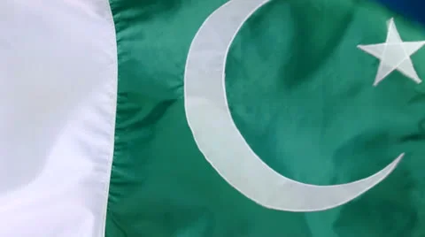 Flag of Pakistan Stock Footage 25103222