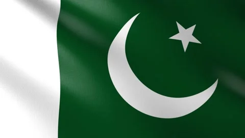 Flag of Pakistan Stock Footage 151572402