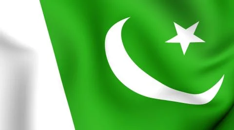 Flag of pakistan Stock Illustration