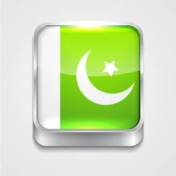 Flag of pakistan Stock Illustration