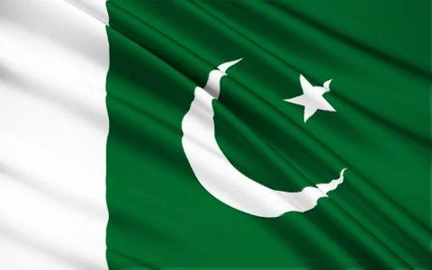 Flag of Pakistan Stock Illustration