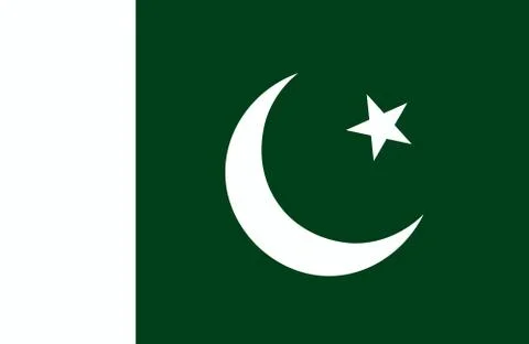 Flag of Pakistan Stock Illustration