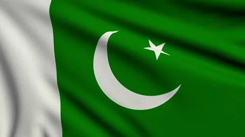 Flag of Pakistan looping Stock-Footage 25512108