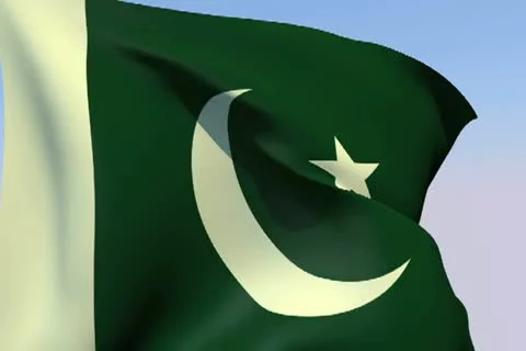 Flag of Pakistan NTSC 스톡 동영상 14666088