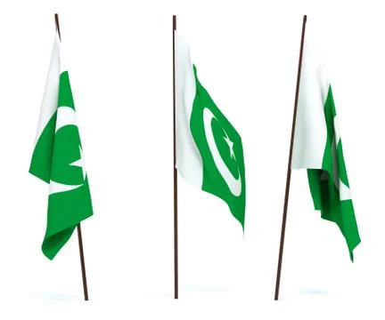 Flag of Pakistan Stock Photos