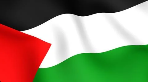 Flag of palestine Stock Illustration