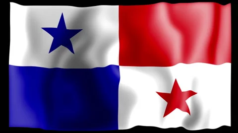 Flag of Panama Stock Footage 46624963