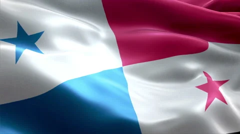 Flag Panama Video stock 47761965