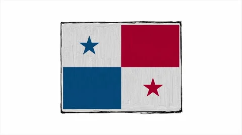 Flag of Panama. Video stock 57308187