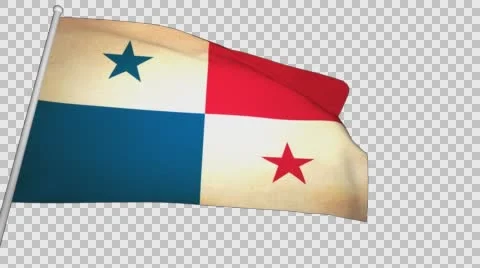 Flag Panama Stock Footage 61439158