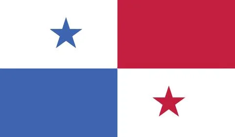 FLAG OF PANAMA Stock Illustration