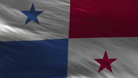 Flag of Panama Loop 3D Stock Footage 118685909