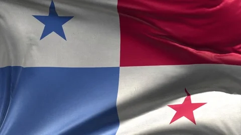 Flag of Panama Loop 3D Stock Footage 118686047