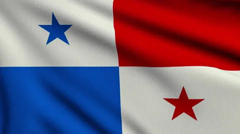 Flag of Panama looping Stock Footage 25512105