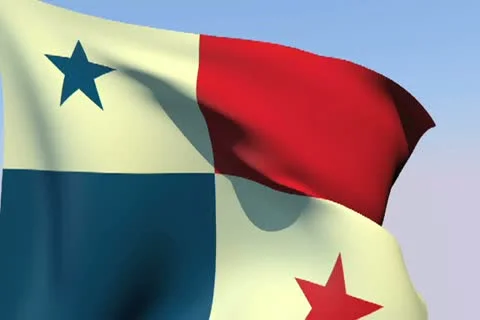 Flag of Panama NTSC Stock Footage 14689742