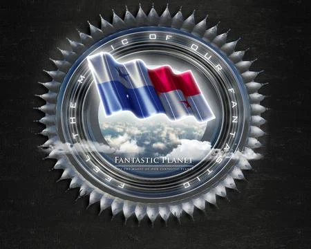 Flag Panama quality designer flag Stock Illustration