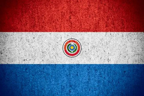 Flag of Paraguay 스톡 일러스트
