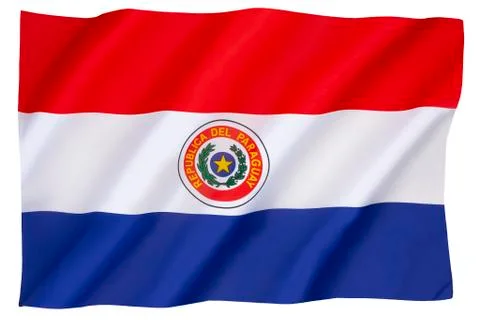 Flag of Paraguay Stock Photos