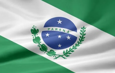 Flag of Parana Stock Illustration
