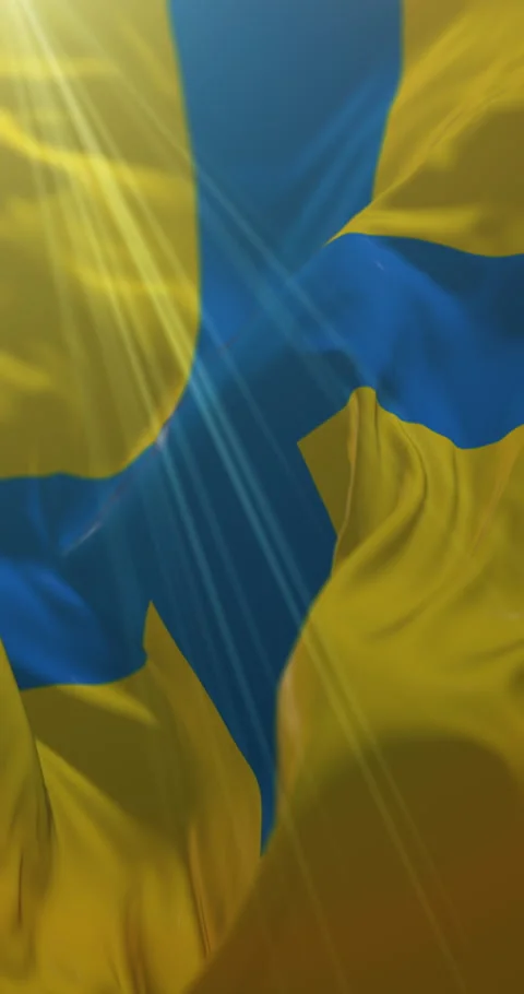 Flag of Parma, Italy. 4K Vertical. Loop Stockbeeldmateriaal 308067735