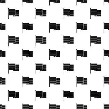 Flag pattern, simple style Stock Illustration