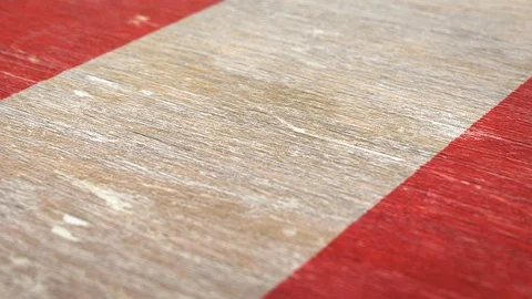 Flag Of Peru. 1080p, 60fps Stock Footage 117036859
