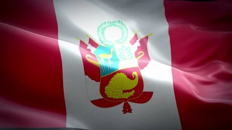 Flag of Peru Видео 47625778
