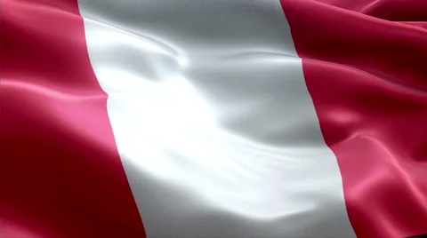 Flag Peru Video stock 47762903