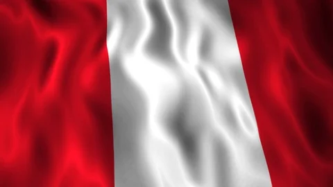Flag Peru Stock Footage 128176521