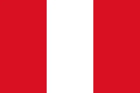 Flag of Peru Stock Illustration
