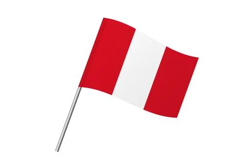 Flag of Peru Stock Illustration
